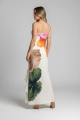 Vestido Floral (Vestido Floral Asimétrico)