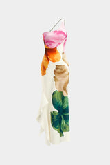 Vestido Floral (Vestido Floral Asimétrico)