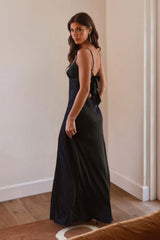 Vestido Satén (Vestido Largo de Satén)