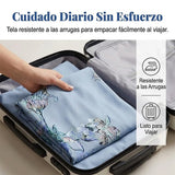 Pantalón fluido estampado con cordón ajustable