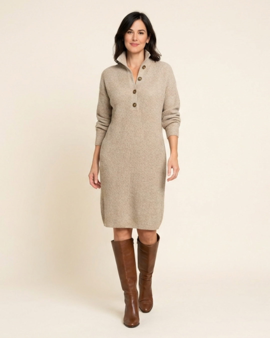 Escarleth - Vestido elegante de punto