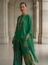 Conjunto Ámbar - Túnica y Pantalón Palazzo Estampado