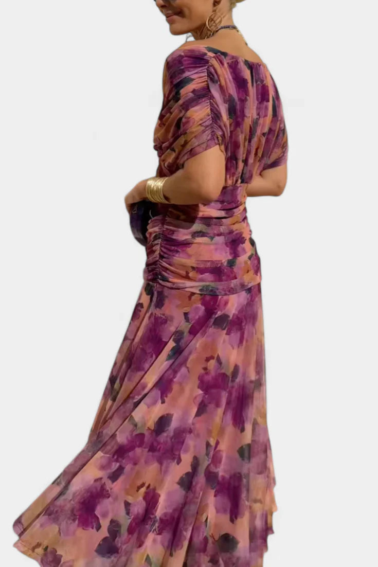 Alea - Vestido floral de elegancia ligera