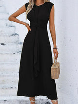 Evelina - Vestido elegante sin mangas con cintura ajustable