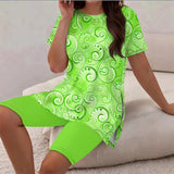 Conjunto Túnica Estampada y Short Casual