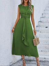 Evelina - Vestido elegante sin mangas con cintura ajustable