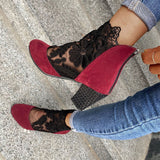 Isea - Tacones altos de encaje