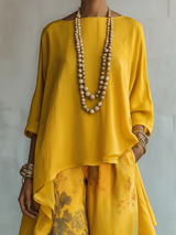 FLOR  | Conjunto Estampado Floral Artístico Elegante
