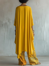 FLOR  | Conjunto Estampado Floral Artístico Elegante