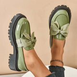 Vitalia - Mocasines de plataforma con lazo