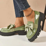 Vitalia - Mocasines de plataforma con lazo