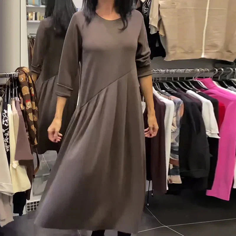 Marla – Vestido casual con escote redondo