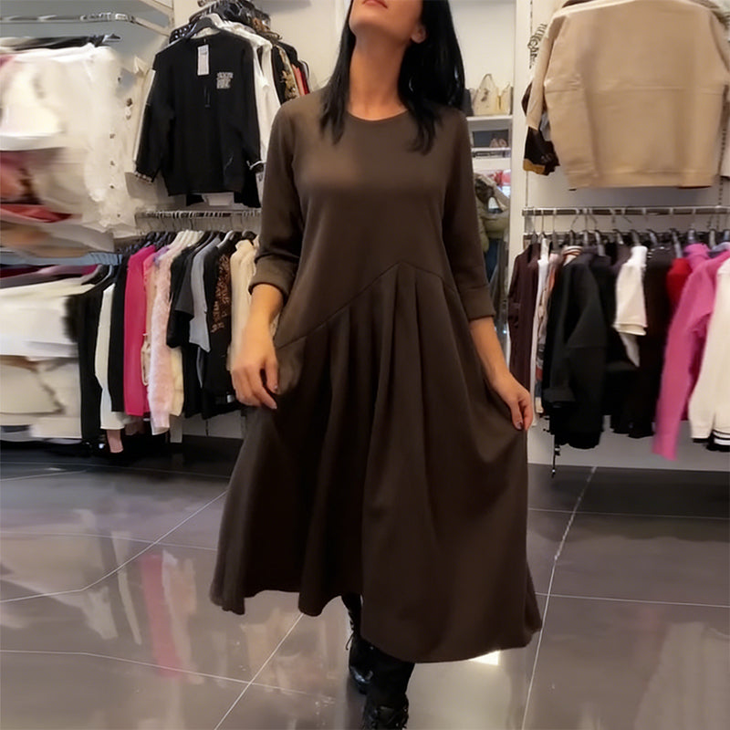 Marla – Vestido casual con escote redondo