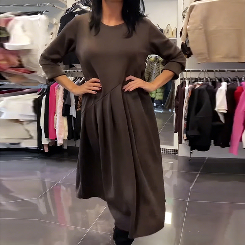 Marla – Vestido casual con escote redondo