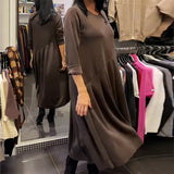 Marla – Vestido casual con escote redondo